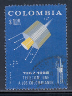 Colombia 1968 Mi# 1121 Used - Short Set - Early Bird Satellite / Space - Südamerika