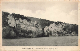 BELGIQUE - Namur - Lustin Sur Meuse - Les Rochers De Fresnes Et Passage D'eau  - Carte Postale Ancienne - Namur
