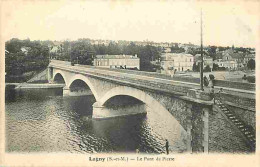 77 - Lagny Sur Marne - Le Pont De Pierre - Animé - CPA - Voir Scans Recto-Verso - Lagny Sur Marne