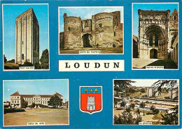 86 - Loudun - Multivues - Vieilles Pierres - Blasons - Carte Neuve - CPM - Voir Scans Recto-Verso - Loudun