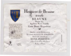 Etiquette HOSPICES DE BEAUNE " BEAUNE 2006 - Cuvée Dames Hospitalières " 1,5L (3305)_ev699 - Bourgogne