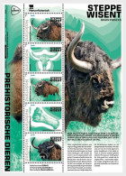 NETHERLANDS 2024 FAUNA. Prehistoric Animals IV. Steppe Bison - Fine S/S MNH - Neufs