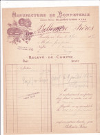 10-Ets Bellemère...Manufacture De Bonneterie....Romilly-sur-Seine..(Aube)....1927 - Kleding & Textiel