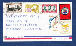 STAMPS-COLUMBIA-COVER-AIR MAIL-USED-SEE-SCAN - Colombia