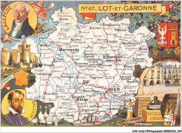 CAR-AAQP3-0231 - AIGUEBELLE - LOT-ET-GARONNE - Formé En 1790 De Parties De La Guyenne Et De La Gascogne - Altri & Non Classificati