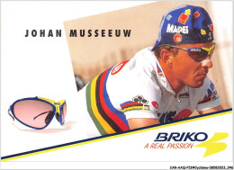 CAR-AAQP13-0965 - CYCLISME - JOHAN MUSSEEUW - BRIKO - A REAL PASSION - Radsport