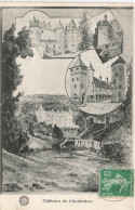 FRANCE - Château De Chastellux - Multi-vues Sur Différents Face Du Château - Vue De L'extérieur - Carte Postale Ancienne - Avallon