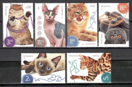 Romania 2020 Rumanía / Cats MNH Gatos Katzen Chats / Cu22103  27-17 - Chats Domestiques