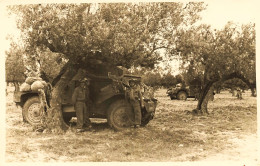 Manoeuvres De Soliman Mai 1949 * Carte Photo * Tank Char * Soldats Militaire Militaria Régiment - Ausrüstung