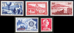 Algerie 1955 Yvert 325 / 329 ** TB Bord De Feuille - Ungebraucht