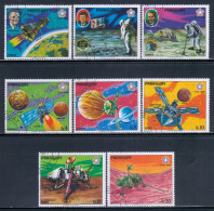 Paraguay 1977 Mi# 2893-2900 Used - US Space Exploration - Amérique Du Sud