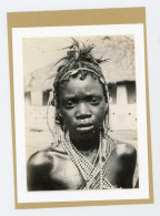 CONGO BELGE Banziville  1930  Pratique De L'excision  Jeune Fille Parée Tres Belle Photo - Ethnics