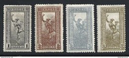 1901 Greece/Grecia, N° 156/159 4 Valori  MH/* - Autres & Non Classés