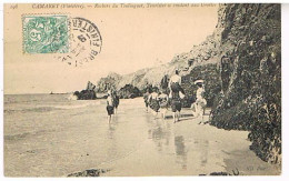 29  CAMARET SUR MER   ROCHERS DU TOULINGUET 1907 - Camaret-sur-Mer