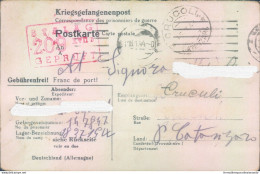 Pr58 Crucoli Prigioniero Di Guerra In Germania  Scrive Alla Sua Madre 1944 - Franchigia