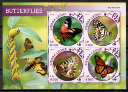 Sierra Leone 2016 / Butterflies MNH Mariposas Papillons Schmetterlinge / Cu21241  24-6 - Papillons