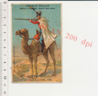 Image Chromo Ancienne Chocolat Poulain Régiments Des Dromadaires Armée Napoléonienne Egypte Lithographie Sicard - Poulain