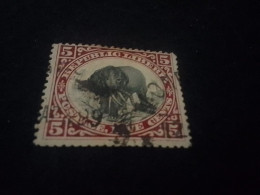 LİBERYA--1896   5  C      DAMGALI   LOCAL MOTİFLER - Liberia