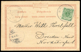 Deutsche Kolonien Kamerun, 1900, DR46 C, Brief - Camerún