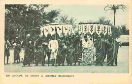 Bénin - Dahomey - Un Groupe De Chefs à Abomey - Animée - Voyagée En 1931 - CPA - Voir Scans Recto-Verso - Benín