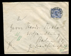 Deutsche Kolonien Kamerun, 1890, V48 D, Brief - Camerun