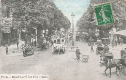 FRANCE - Paris - Boulevard Des Capucines - Animé - Carte Postale Ancienne - Autres & Non Classés