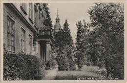 AK Erbach Im Odenwald, Schloss Mit Vorgarten Und Kirchturm 1932 - Erbach