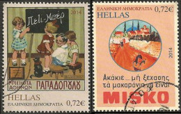 GREECE- GRECE -HELLAS 2014: Memorable Advertisements Publisher GREEK Post Office  ELTA (ΕΛΤΑ= Hellenic Post) - Usati