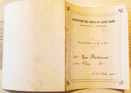 Institut Des Soeurs De Sainte Marie - Melle Rosa Bertiaux - Le 31 Juillet 1940 - Diplomas Y Calificaciones Escolares