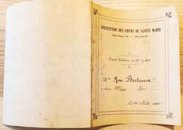 Institut Des Soeurs De Sainte Marie - Melle Rosa Bertiaux - Le 31 Juillet 1940 - Diplômes & Bulletins Scolaires