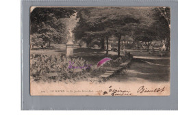 CPA - LE HAVRE 76 - Le Jardin Saint Roch 1903 - Square Saint-Roch