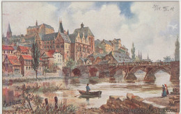 AK Marburg, Universität, Alte Brücke, Tuck's Postkarte Um 1910 - Marburg