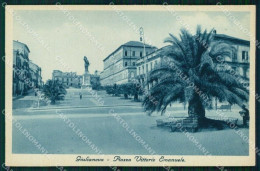 Teramo Giulianova Piazza Vittorio Emanuele Cartolina RB8392 - Teramo