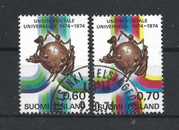 Finland  1974 U.P.U. Centenary Y.T. 720/721 (0) - Usati