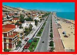 CPSM/gf  ROSETO DEGLI ABRUZZI (Italie)   Promenade Le Long De La Mer, Animé...H216 - Andere & Zonder Classificatie