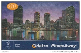 AUSTRALIA - Brisbane(9901062PA), Telstra Prepaid Card $10, Exp.date 01/02, Used - Australia