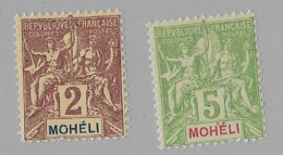 Mohéli - YT  N° 2 Et 4 ** - Neuf Sans Charnière - - Unused Stamps