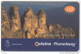 AUSTRALIA - Australian Icons/The Pinnacles(00010067PA), Telstra Prepaid Card $10, Exp.date 12/02, Used - Australia