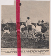 Voetbal Match Breda X Sparta Rotterdam - Orig. Knipsel Coupure Tijdschrift Magazine - 1937 - Ohne Zuordnung