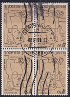 HET BELGISCHE EI  SMET ZOALS 1977 L'OEUF BELGE EN BLOC DE 4 CACHET GERPINNES - Used Stamps