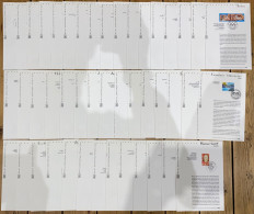 France - Document Philatélique - Premier Jour - FDC - Lot De 45 Documents - 2000 - 2000-2009