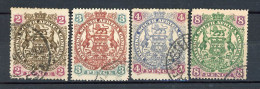 BRITISH SOUTH AFRICA  Yv. N° 51 à 53,55 SG N° 68 To 70, 72  (o) 2,3,4,8p Type Retouché  Cote  9 Euro BE  2 Scans - Other & Unclassified