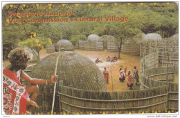 SWAZILAND(chip) - Cultural Village, Flag, Exp.date 03/01, Used - Swasiland