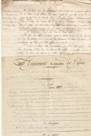 Militaria - ARDENNES - Lot De 5 Lettres Manuscrites : Ordre Du Régiment - Ordre Du Jour - - Documenti