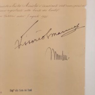 Decreto Firmato Da Vittorio Emanuele III Re D’Italia Per Grazia Di Dio E Per Volontà Della Nazione - Décrets & Lois