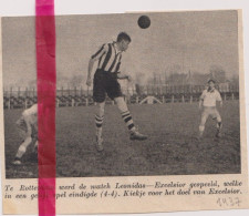 Voetbal Match Rotterdam Leonidas X Excelsior - Orig. Knipsel Coupure Tijdschrift Magazine - 1937 - Ohne Zuordnung