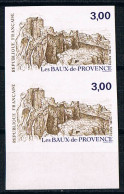 France 1987 N° 2465 Paire  Non Dentelé  IMP Neuf MNH **  Les Baux De Provence - 1981-1990