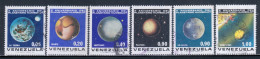 Venezuela 1973 Mi# 1918, 1922, 1925, 1929-1931 Used - Short Set - 10th Anniv. Of Humboldt Planetarium / Space - South America