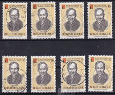 1995 JOURNEE DU TIMBRE BERTRIX BRUXELLES NEUFCHATEAU LIEGE BOUILLON - Used Stamps