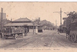 PARIS            LA PORTE DE SAINT CLOUD ET L AVENUE DE VERSAILLES - Arrondissement: 16